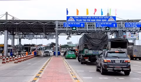 Muc thu phi duong bo moi chuan bi duoc ap dung tu 1/2
