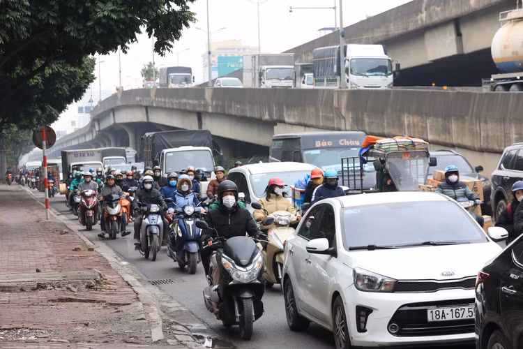 Giao thong Ha Noi un u nhung ngay giap Tet-Hinh-2