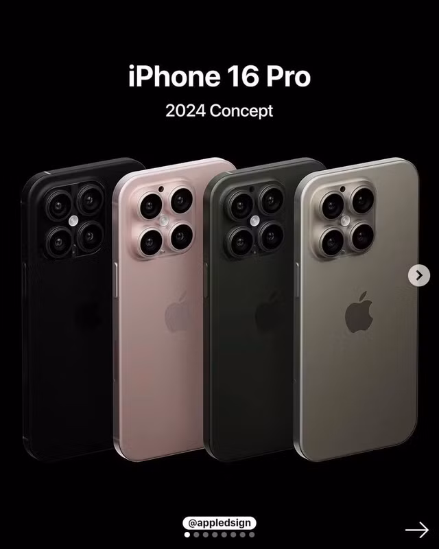Lộ thiết kế kỳ quặc cụm camera sau của iPhone 16 Pro - Hình 6 Lo thiet ke ky quac cum camera sau cua iPhone 16 Pro-Hinh-6