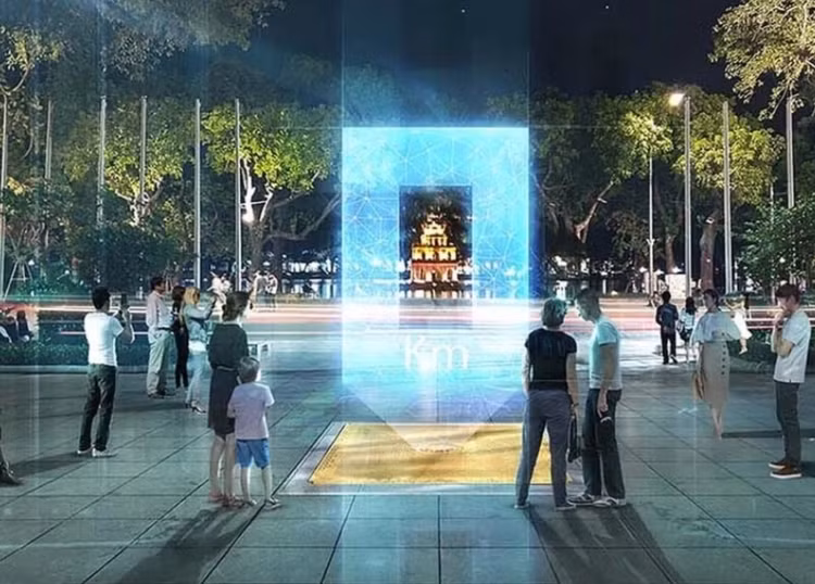 Ha Noi se co cot moc Km0 tai vuon hoa Ly Thai To