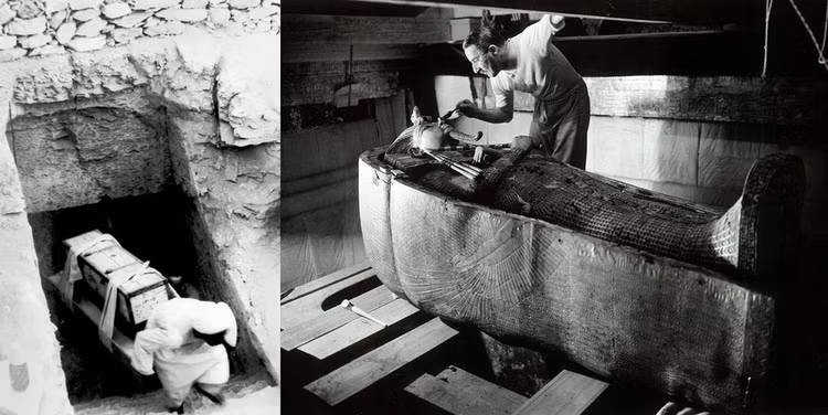 Khai quật lăng mộ pharaoh Tutankhamun, lộ bí mật chấn động thế giới Khai quat lang mo pharaoh Tutankhamun, lo bi mat chan dong the gioi
