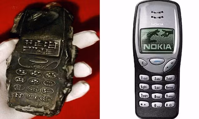 Khai quat mo co, bat ngo tim thay hien vat giong “dien thoai Nokia