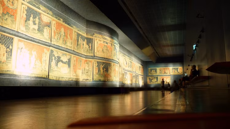 Ngắm vẻ đẹp tấm thảm dệt Ngày tận thế được UNESCO vinh danh Ngam ve dep tam tham det Ngay tan the duoc UNESCO vinh danh