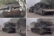 Xe tăng Leopard 2A4 của Ukraine bị thu giữ tại Triều Tiên.