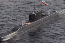 Tàu ngầm của Hải quân Iran.