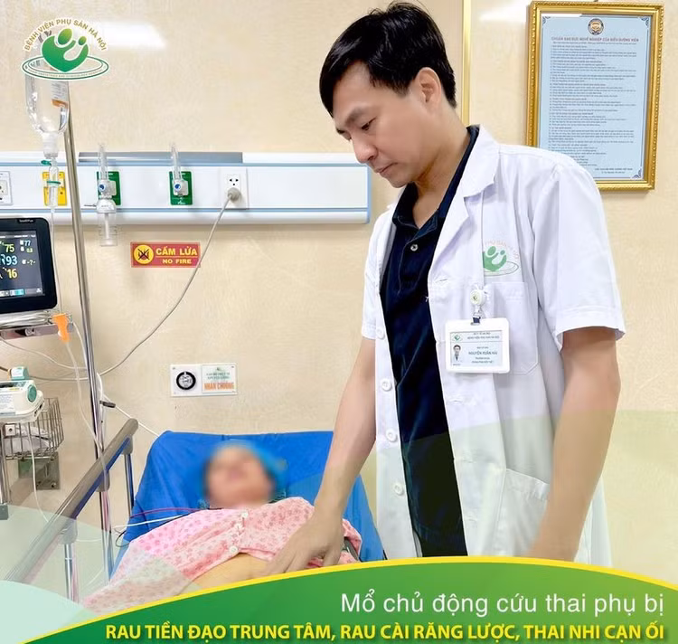 Cứu thai phụ bị rau tiền đạo trung tâm, rau cài răng lược, thai nhi cạn ối Cứu thai phụ bị rau tiền đạo trung tâm, rau cài răng lược, thai nhi cạn ối