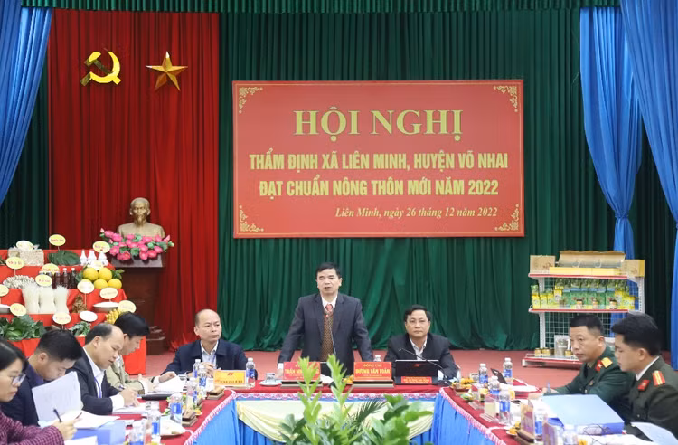 Hội đồng thẩm định xã đăng ký đạt chuẩn nông thôn mới tỉnh Thái Nguyên đã tổ chức hội nghị thẩm tra xã đăng ký đạt chuẩn nông thôn mới năm 2022 tại xã Liên Minh. Hội đồng thẩm định xã đăng ký đạt chuẩn nông thôn mới tỉnh Thái Nguyên đã tổ chức hội nghị thẩm tra xã đăng ký đạt chuẩn nông thôn mới năm 2022 tại xã Liên Minh.