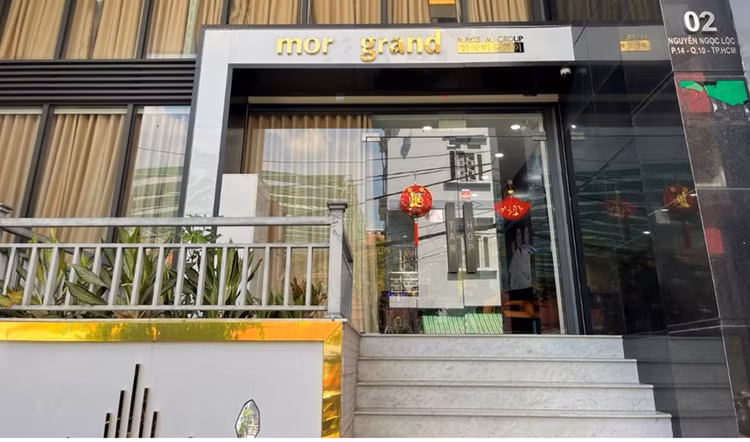 Cơ sở Mor Grand (2 Nguyễn Ngọc Lộc, phường 14, quận 10) - Ảnh: Sở Y tế TP HCM