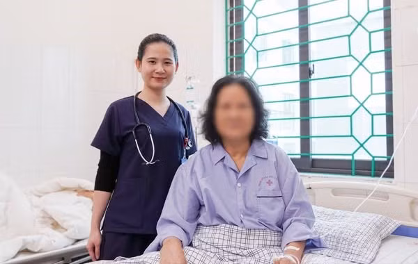 Nhờ sự nỗ lực của các bác sĩ bệnh nhân đã hồi phục - Ảnh BVCC