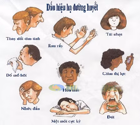 Biểu hiện của hạ đường huyết Biểu hiện của hạ đường huyết