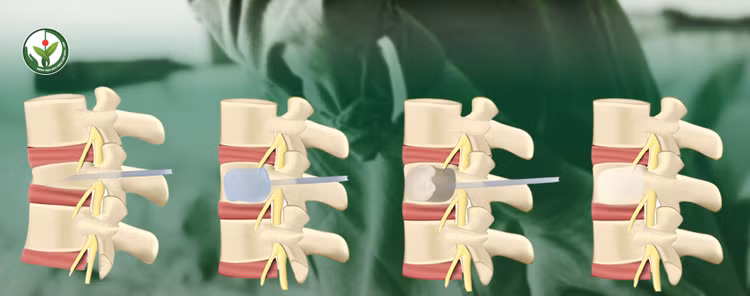 Xẹp đốt sống do loãng xương - Ảnh BSCC Xẹp đốt sống do loãng xương - Ảnh BSCC