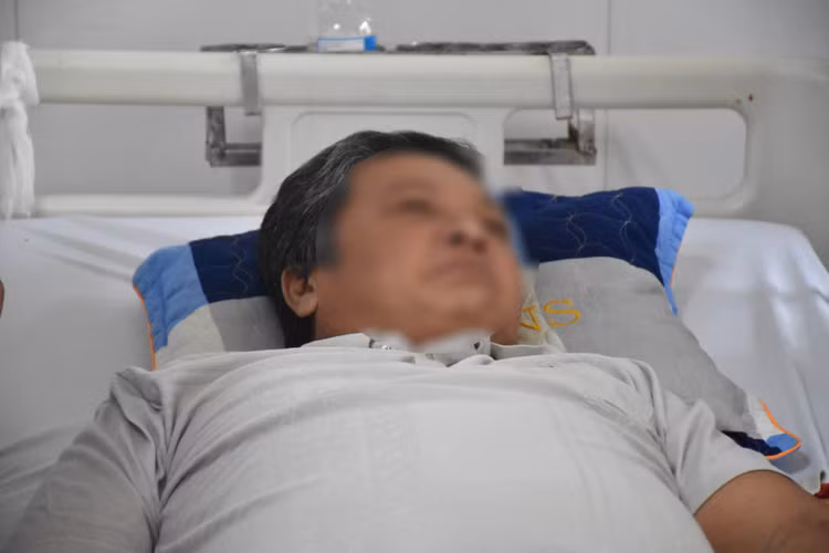 Bệnh nhân đã bỏ được thở máy, thoát khỏi nguy hiểm - Ảnh BVCC Bệnh nhân đã bỏ được thở máy, thoát khỏi nguy hiểm - Ảnh BVCC