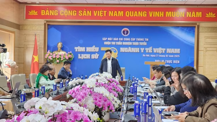 Thứ trưởng Đỗ Xuân Tuyên phát biểu tại buổi gặp mặt - Ảnh BVCC