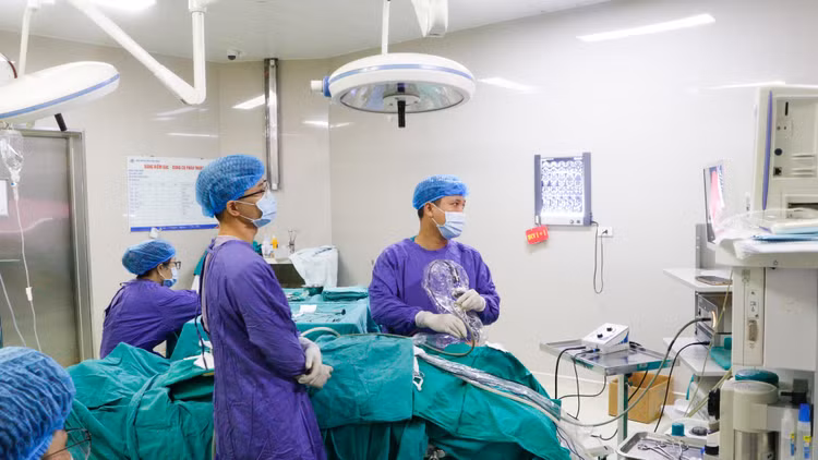 Ca phẫu thuật nội soi cho bệnh nhân