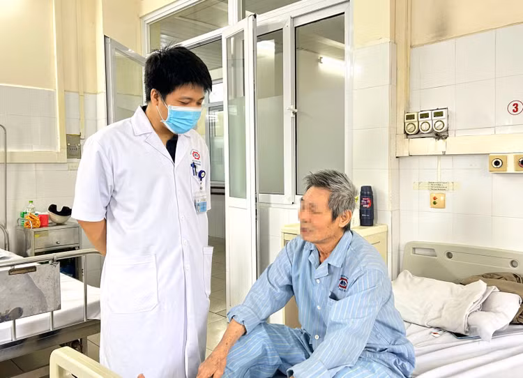 Bệnh nhân 79 tuổi sức khỏe ổn định sau can thiệp - Ảnh BVCC