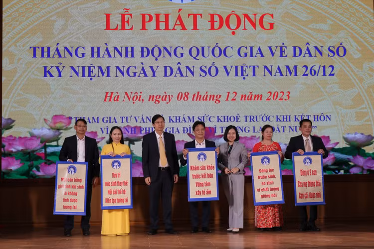 Tháng hành động quốc gia dân số năm 2023 với chủ đề "tham gia tư vấn & khám sức khỏe trước khi kết hôn vì hạnh phúc gia đình, vì tương lai đất nước" Tháng hành động quốc gia dân số năm 2023 với chủ đề "tham gia tư vấn & khám sức khỏe trước khi kết hôn vì hạnh phúc gia đình, vì tương lai đất nước"
