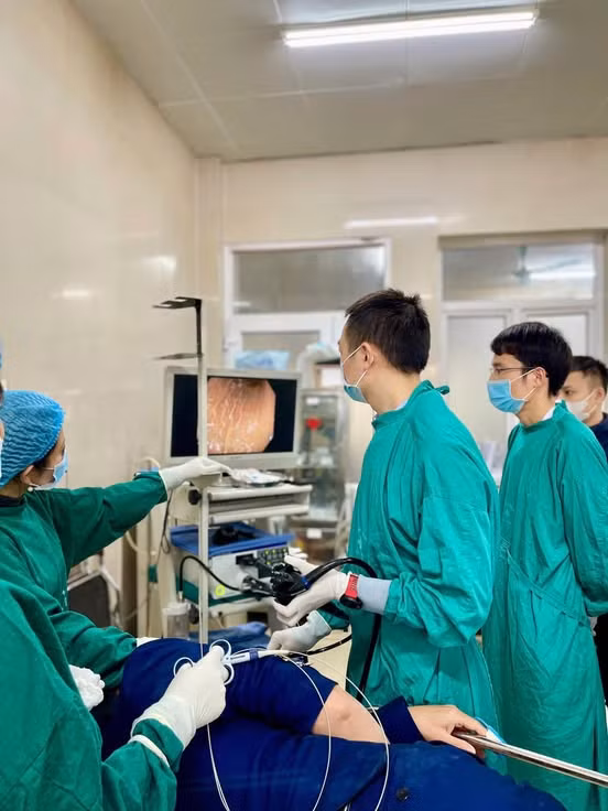 Nội soi phát hiện ung thư đường tiêu hóa - Ảnh BSCC Nội soi phát hiện ung thư đường tiêu hóa - Ảnh BSCC